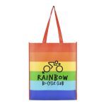 Pride rainbow tote bag