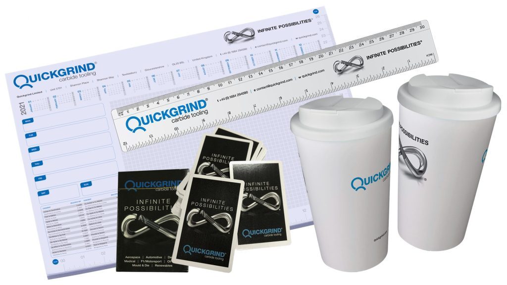 Quickgrind Branded Ideas | Marketing and Merchandise